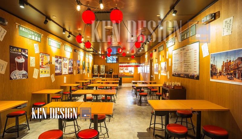 nha hang ramen co don 50 - Ý tưởng thiết kế nhà hàng độc lạ - “Nhà hàng Ramen cô đơn”