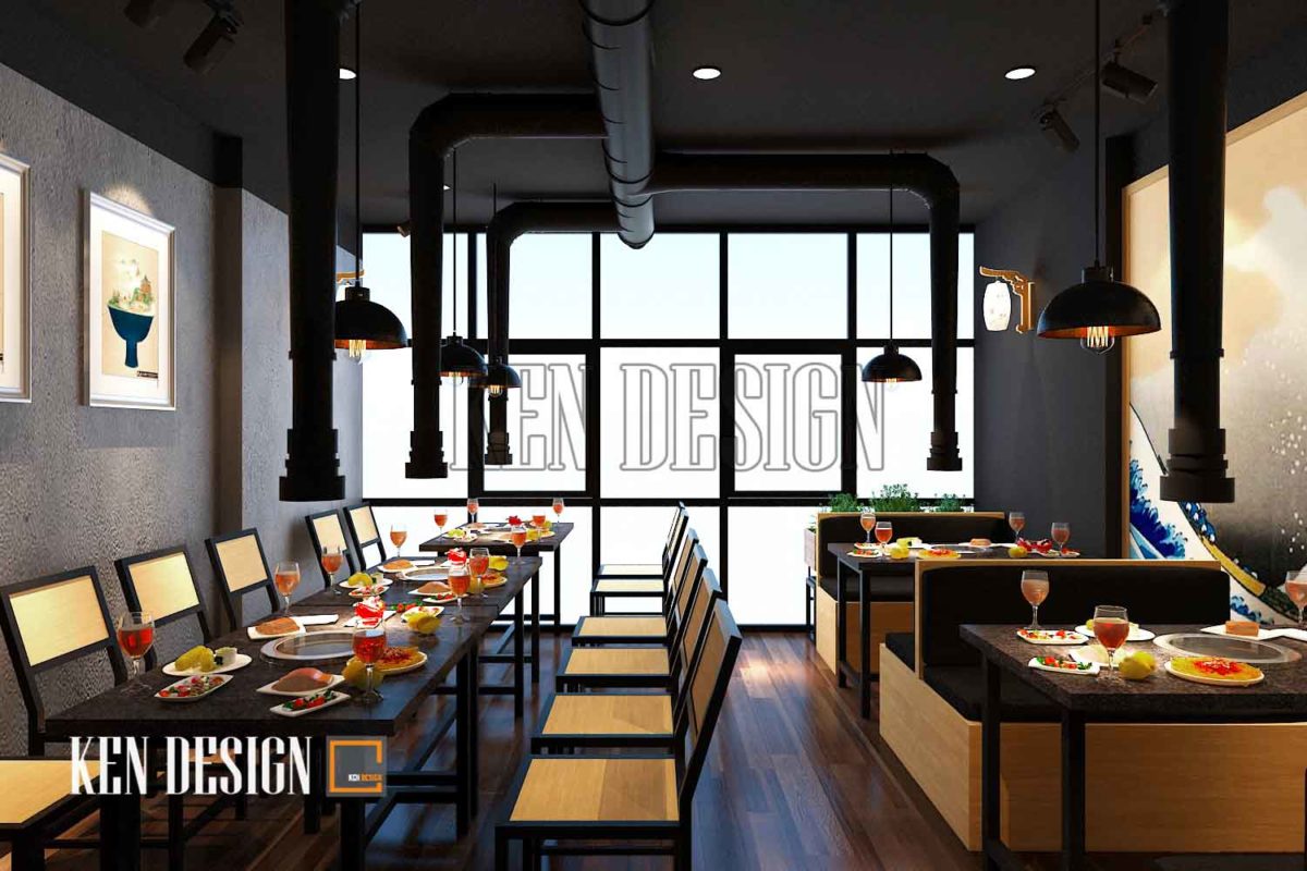 Thiết kế quán lẩu Tit's Food Thiết kế quán lẩu Tit's Food