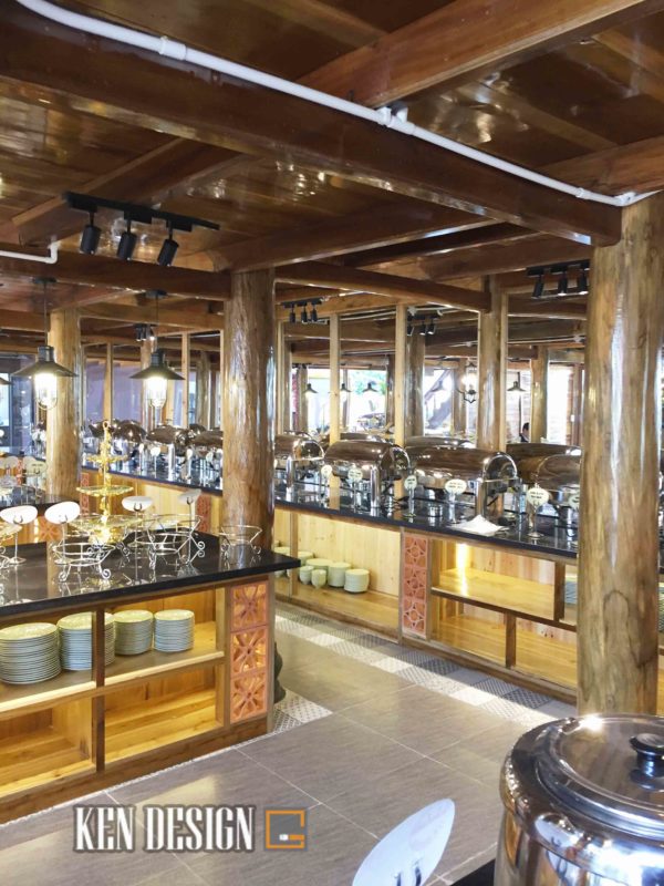 Thi công nhà hàng buffet 