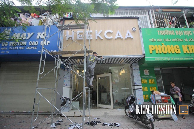 Hiện trạng bên trong không gian quán trà sữa 