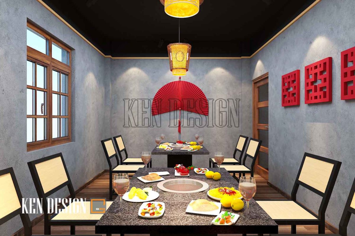Thiết kế quán lẩu đẹp, sang trọng