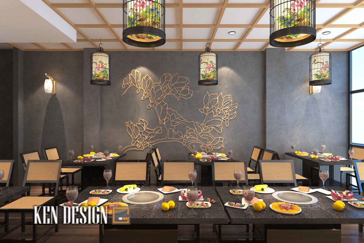 Thiết kế quán lẩu sang trọng