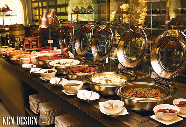 săp xep thiet bi nha hang buffet khoa hoc 4 - Sắp xếp thiết bị nhà hàng buffet như thế nào là hợp lý