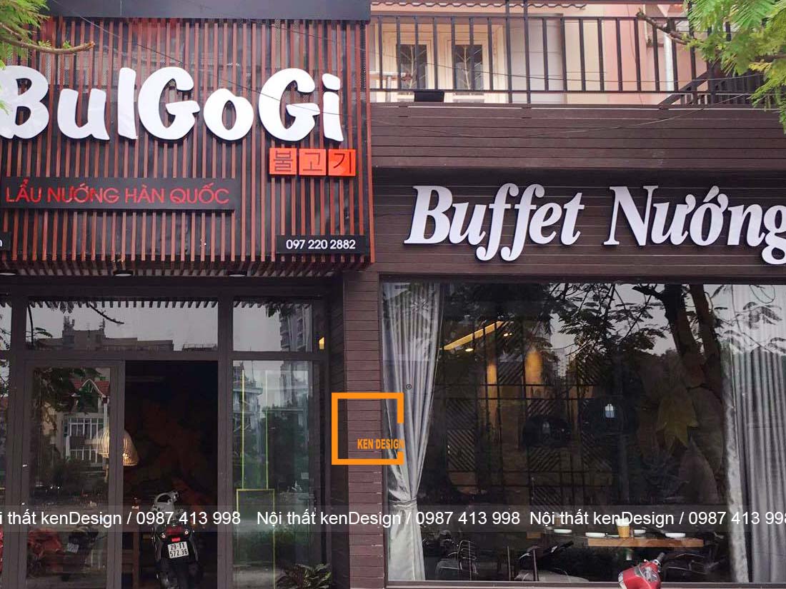 Bí quyết thiết kế thi công ngoại thất nhà hàng nổi bật