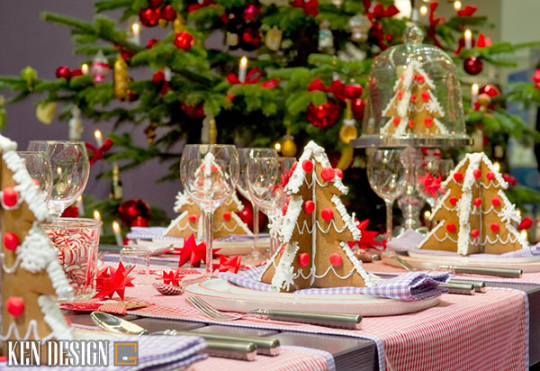 Cách trang trí thiết kế nhà hàng mùa Noel | KenDesign chuyên thiết ...