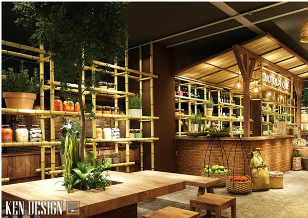 thiet ke nha hang truyen thong phong cach viet hieu qua 5 - Thiết kế nhà hàng truyền thống phong cách Việt hiệu quả