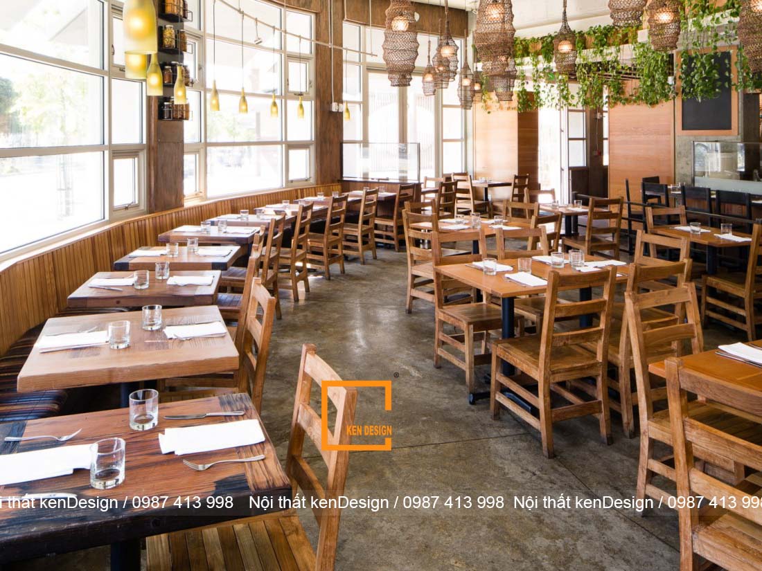 khi thiet ke nha hang bang go can luu y dieu gi 3 - Khi thiết kế nhà hàng bằng gỗ cần lưu ý điều gì?