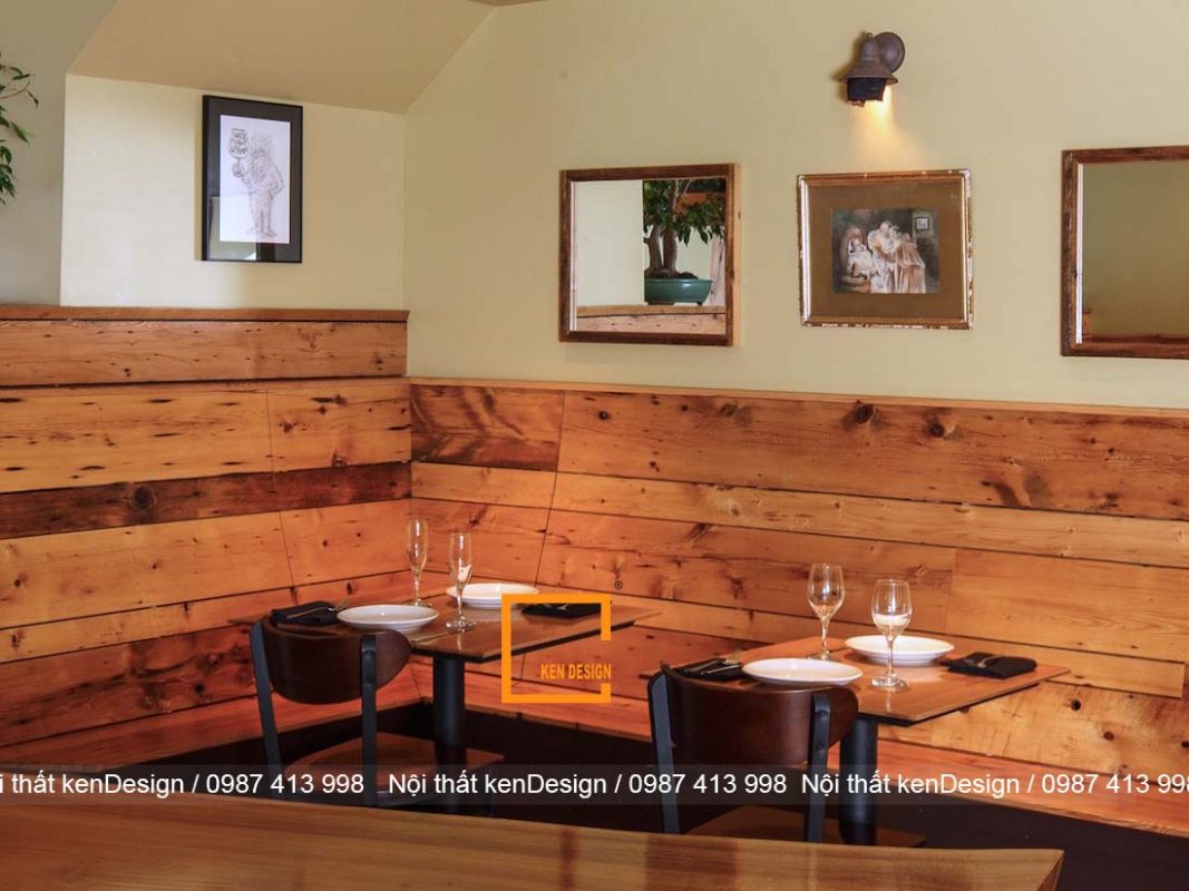 khi thiet ke nha hang bang go can luu y dieu gi 6 1067x800 - Khi thiết kế nhà hàng bằng gỗ cần lưu ý điều gì?