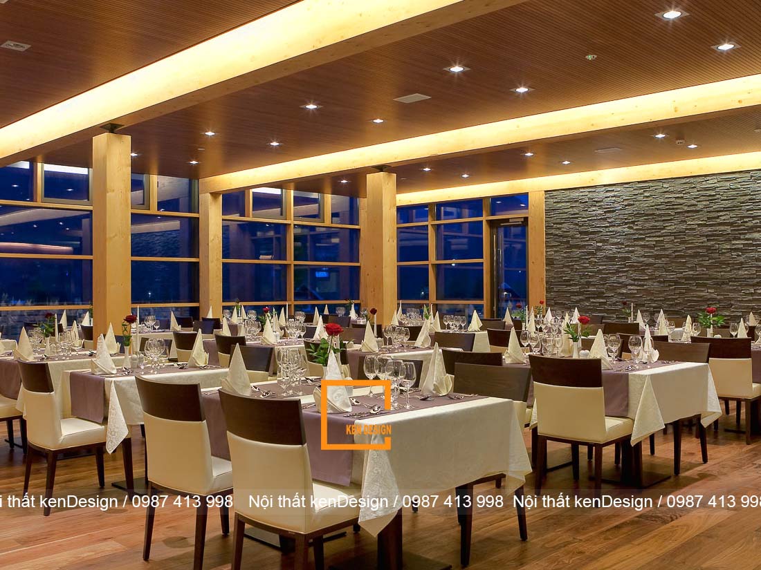 thiet ke nha hang khach san chuyen nghiep voi khong gian dep 4 - Thiết kế nhà hàng khách sạn chuyên nghiệp với không gian đẹp