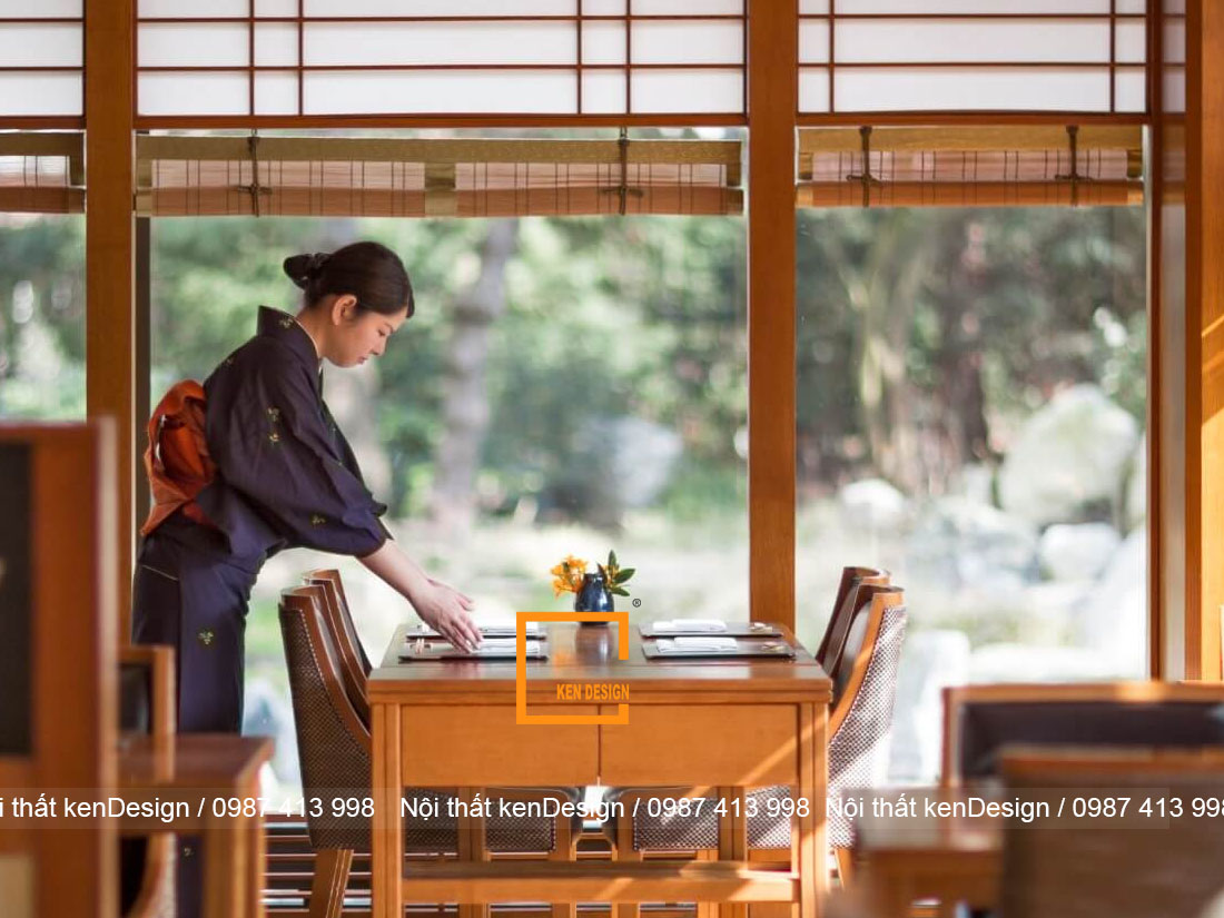 thiet ke nha hang kieu nhat phong cach hien dai sang trong 3 - Thiết kế nhà hàng kiểu Nhật phong cách hiện đại, sang trọng