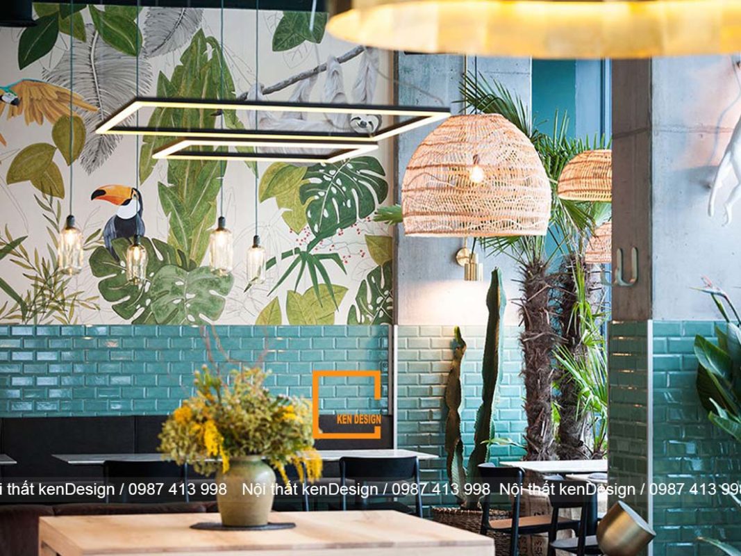 Cách trang trí thiết kế nhà hàng phong cách nhiệt đới đẹp ...