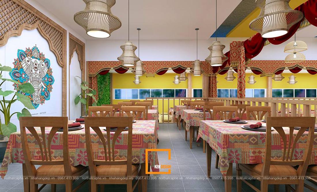 mau thiet ke nha hang thai lan dep thu hut khach hang 7 - Mẫu thiết kế nhà hàng Thái Lan đẹp, thu hút khách hàng