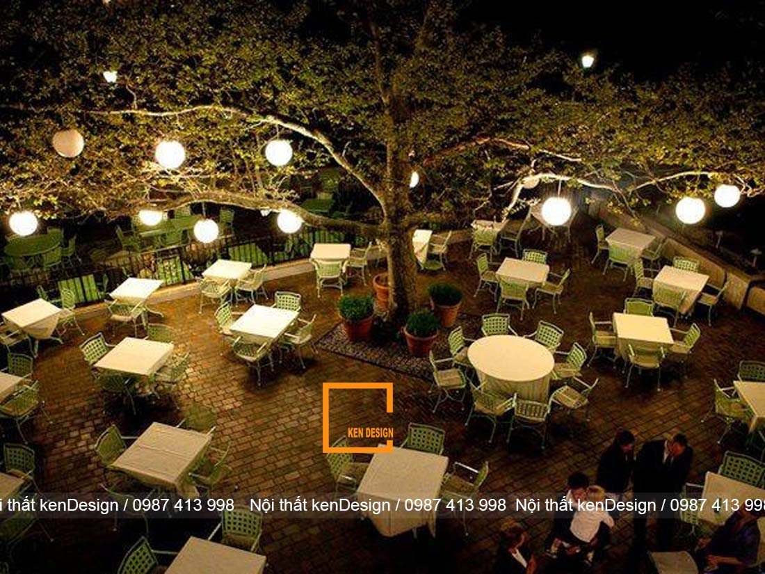 goi y su dung anh sang trong thiet ke nha hang san vuon 4 - Gợi ý sử dụng ánh sáng trong thiết kế nhà hàng sân vườn