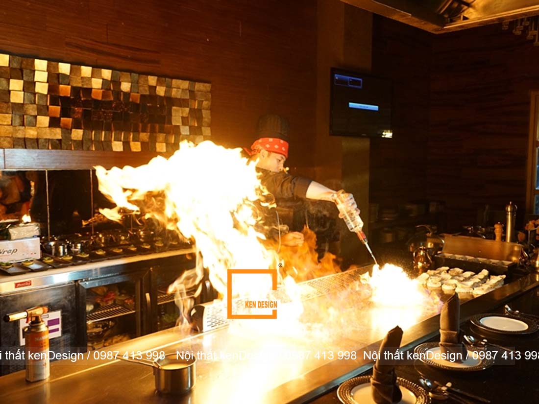 Tìm hiểu về Teppanyaki trong thiết kế nhà hàng Nhật Bản tim hieu ve teppanyaki trong thiet ke nha hang nhat ban 4 - Tìm hiểu về Teppanyaki trong thiết kế nhà hàng Nhật Bản