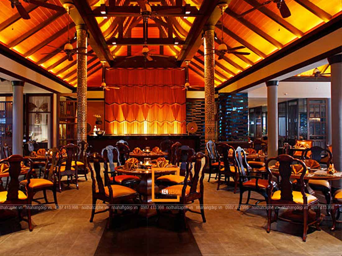 thiet ke nha hang thai lan noi that nao phu hop 1 - Thiết kế nhà hàng Thái Lan nội thất nào phù hợp ?