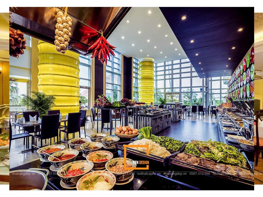 cach lay long thuc khach tu thiet ke nha hang buffe 1 1067x800 - Cách "lấy lòng" thực khách từ thiết kế nhà hàng buffet