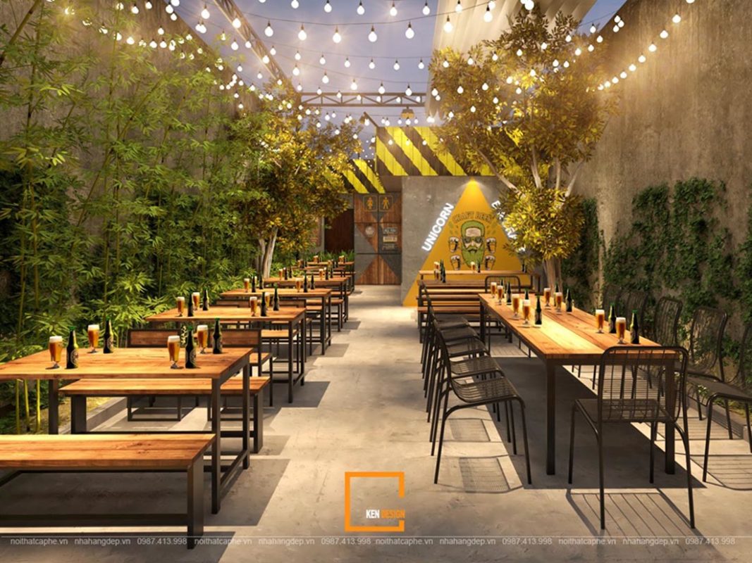 Thiết kế  thi công hoàn thiện nhà hàng Heo Vàng 1000m2 ở Long Thành  Đ   Thiết kế Nhà hàng Lẩu