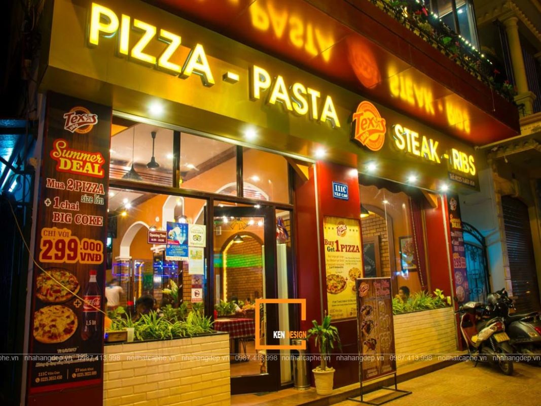 tu van thiet ke noi that nha hang pizza dat chuan 2 1067x800 - Tư vấn thiết kế nội thất nhà hàng Pizza đạt chuẩn