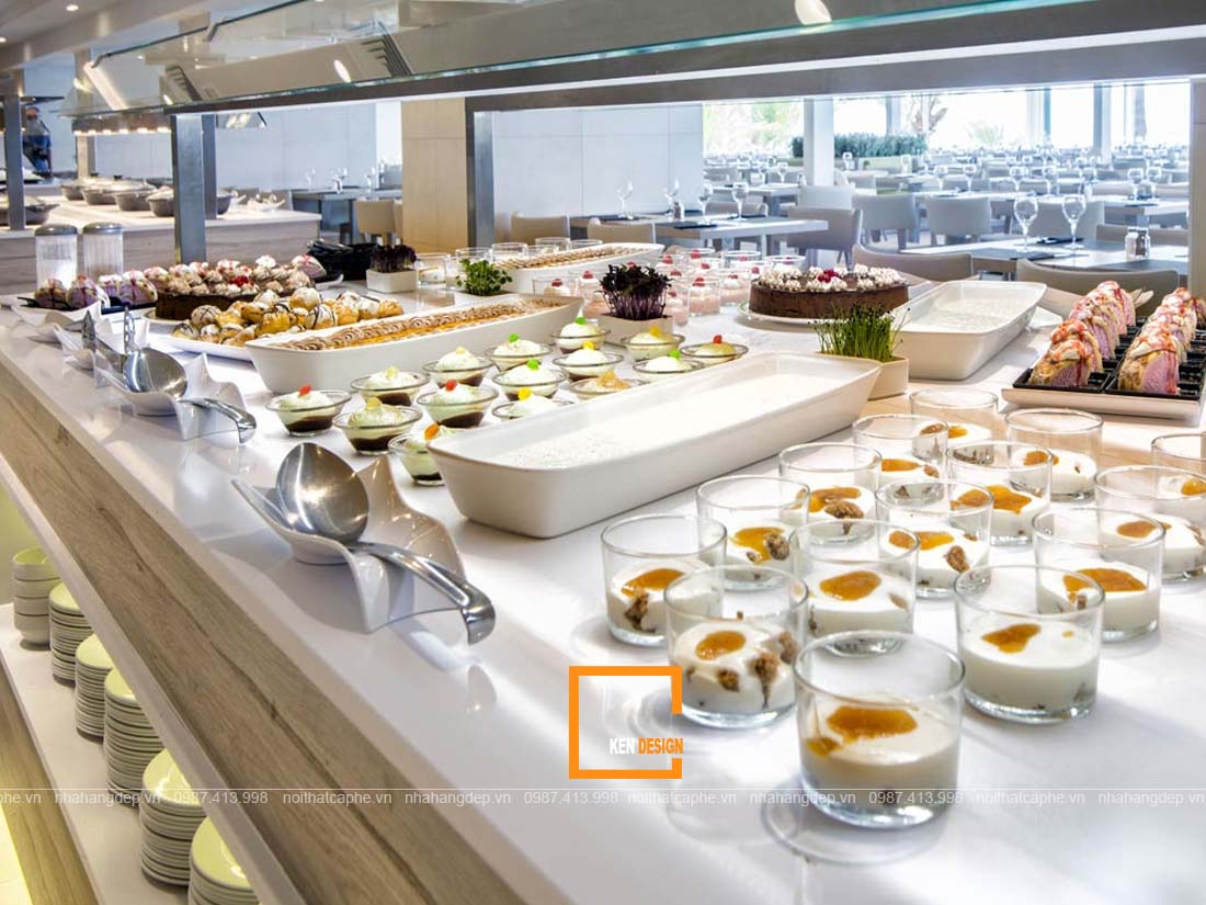 Thiết kế nhà hàng buffet