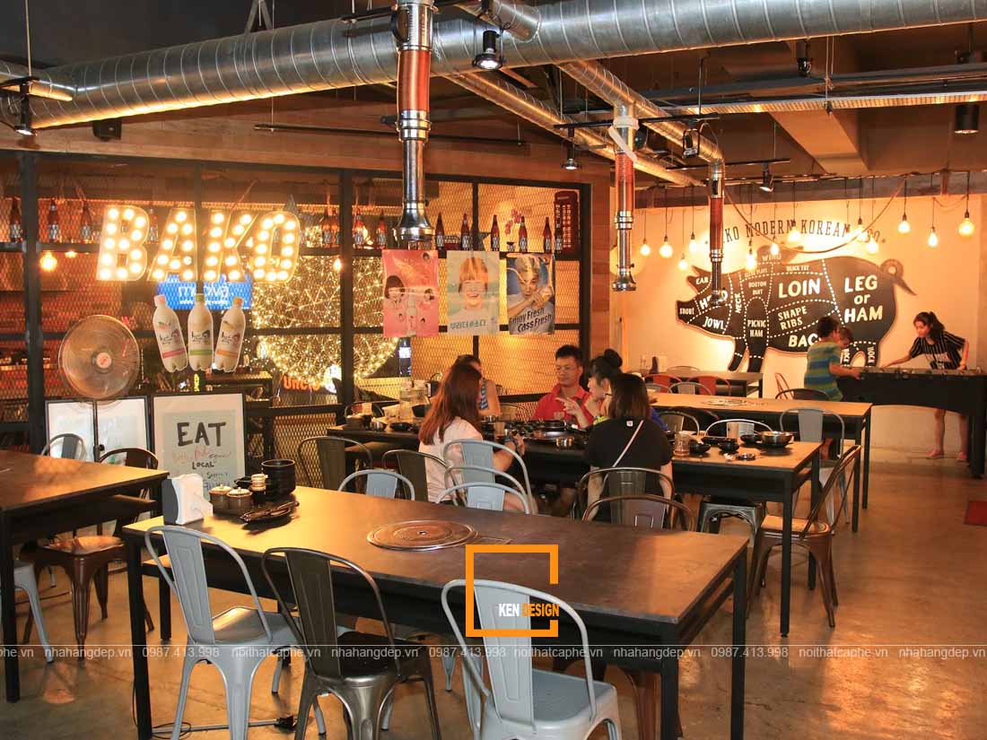 Thiết kế chuỗi nhà hàng với phong cách phù hợp Thiết kế chuỗi nhà hàng với phong cách phù hợp