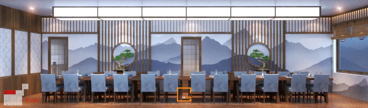 Thiết kế nhà hàng phong cách Nhật Bản