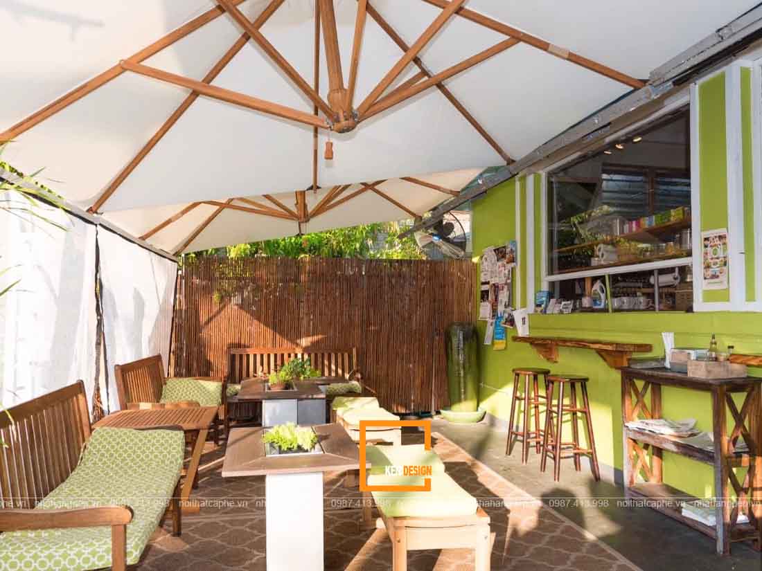 Không gian thiết kế nhà hàng phong cách nhiệt đới