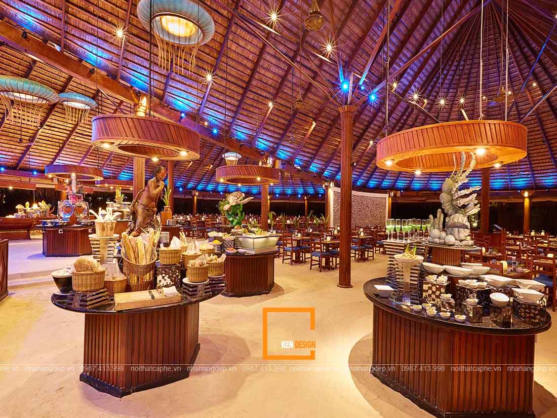 Kiến trúc thiết kế nhà hàng buffet độc đáo