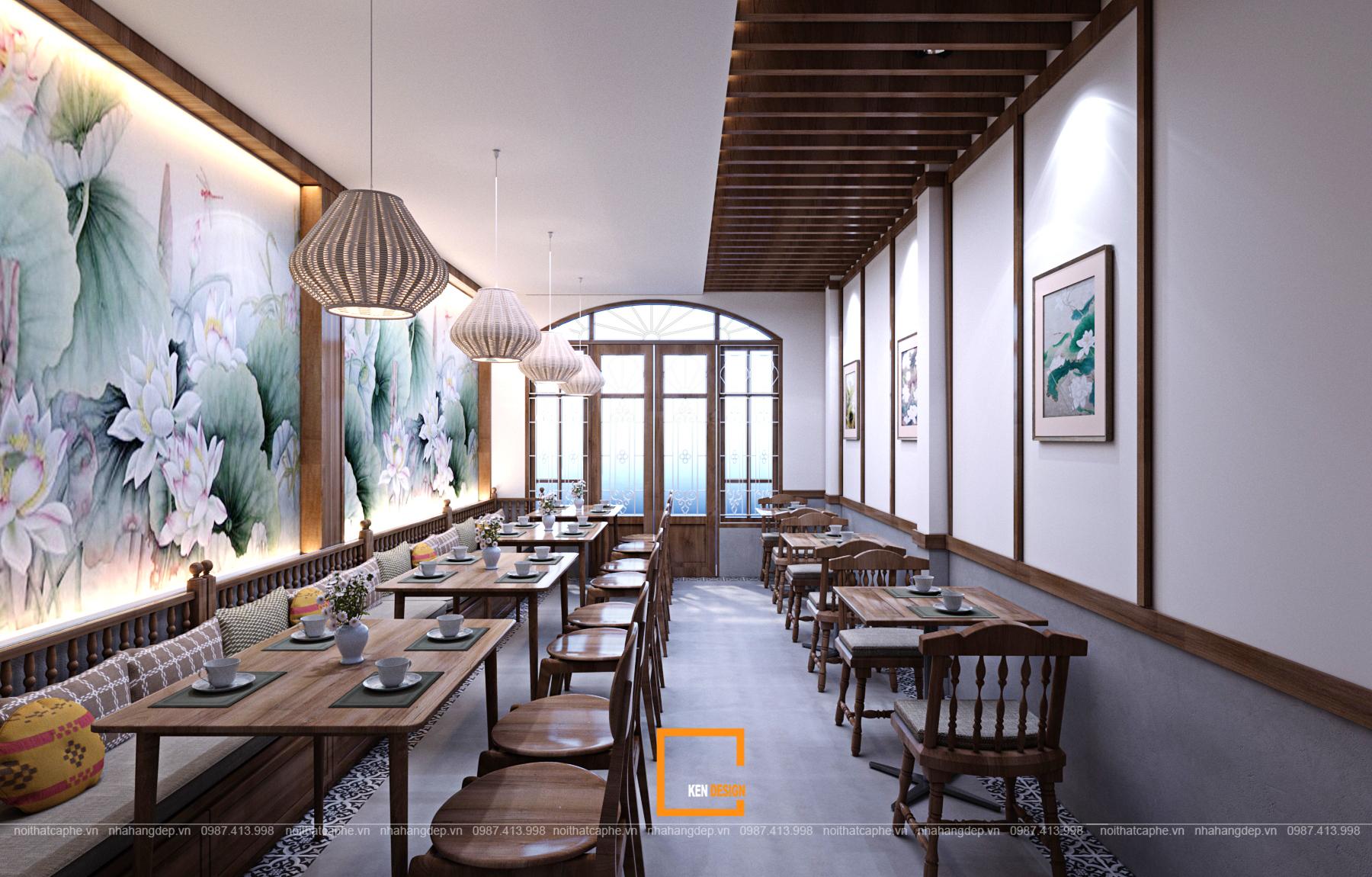 Thiết kế nhà hàng diện tích hạn chế