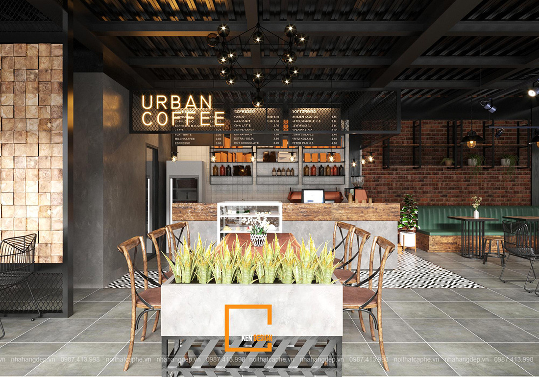 Thiet Ke Quan Cafe Urban Coffee Tai Nghe An 1