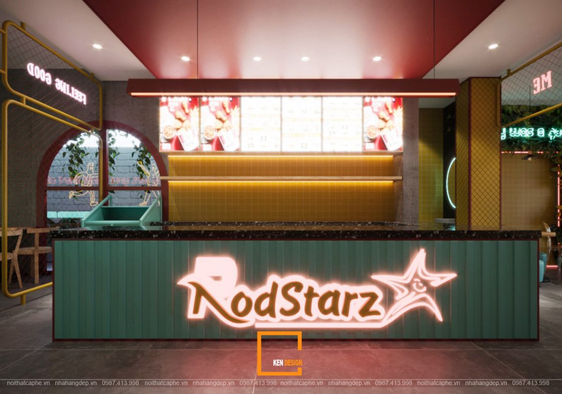 nội thất quán ăn nhanh RodStarz
