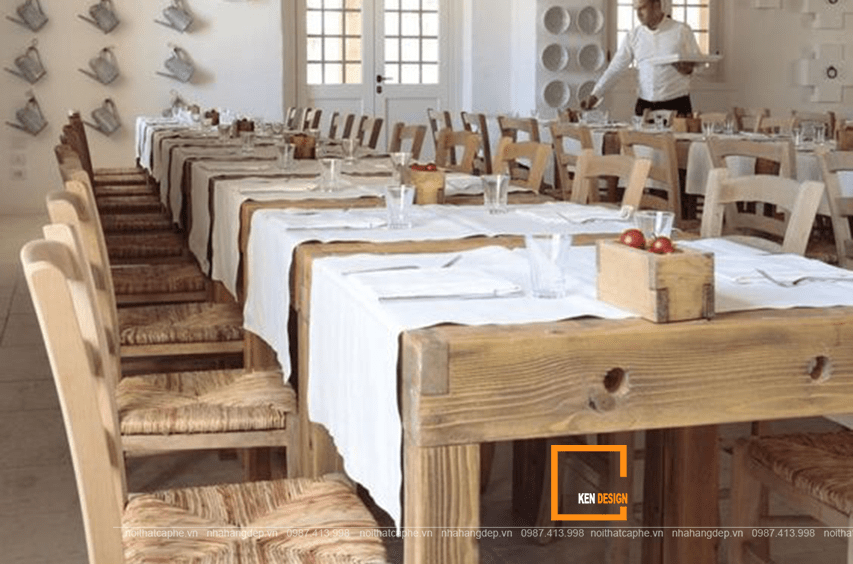 đặc điểm nhà hàng rustic