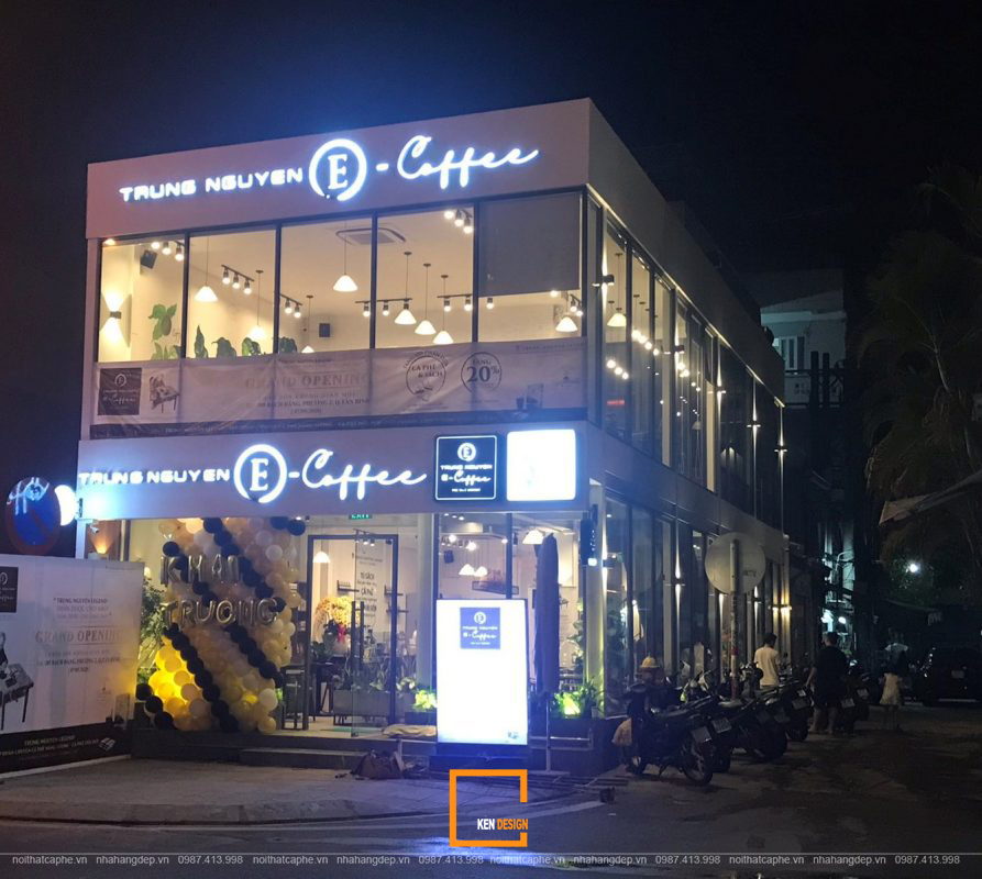 quán cà phê nhượng quyền Trung Nguyên E-Coffee