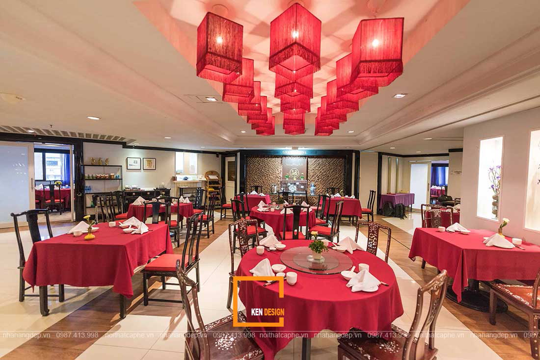nội thất nhà hàng Trung Hoa