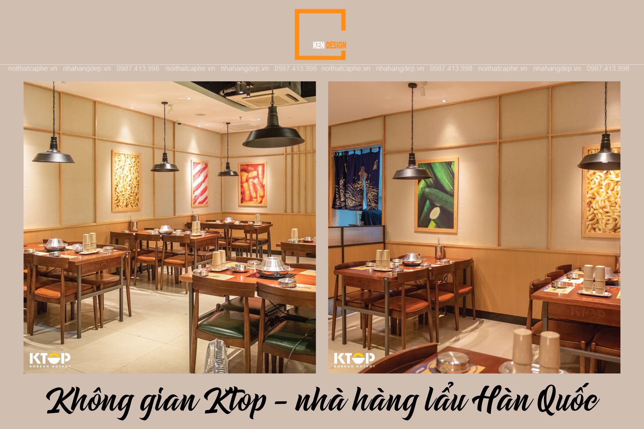 Không gian Ktop - nhà hàng lẩu Hàn Quốc với phong cách độc đáo
