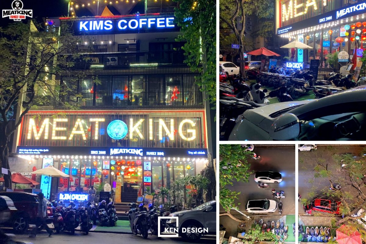 Thiết kế không gian Meat King tái hiện ẩm thực đường phố Hàn Quốc