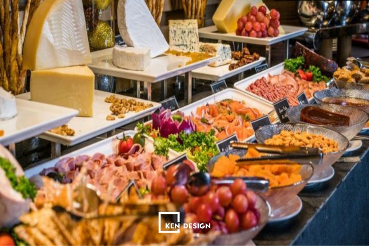 Thiết kế quầy buffet giá rẻ với những thông tin cực kỳ hữu ích 2024