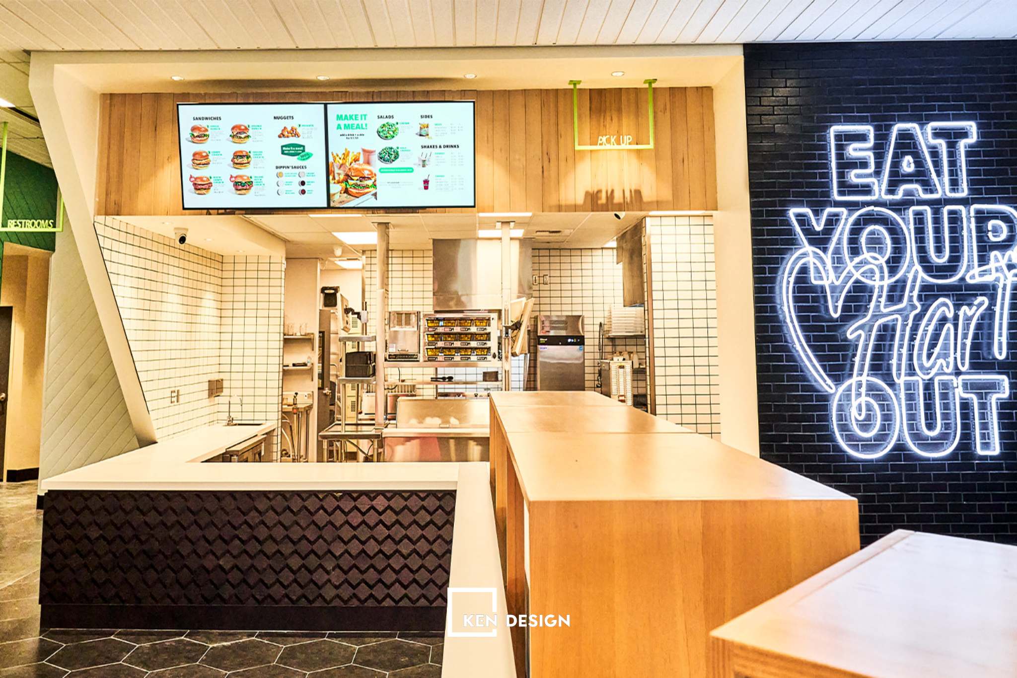 Thiết kế nhà hàng fast food - Mô hình kinh doanh đáng thử 
