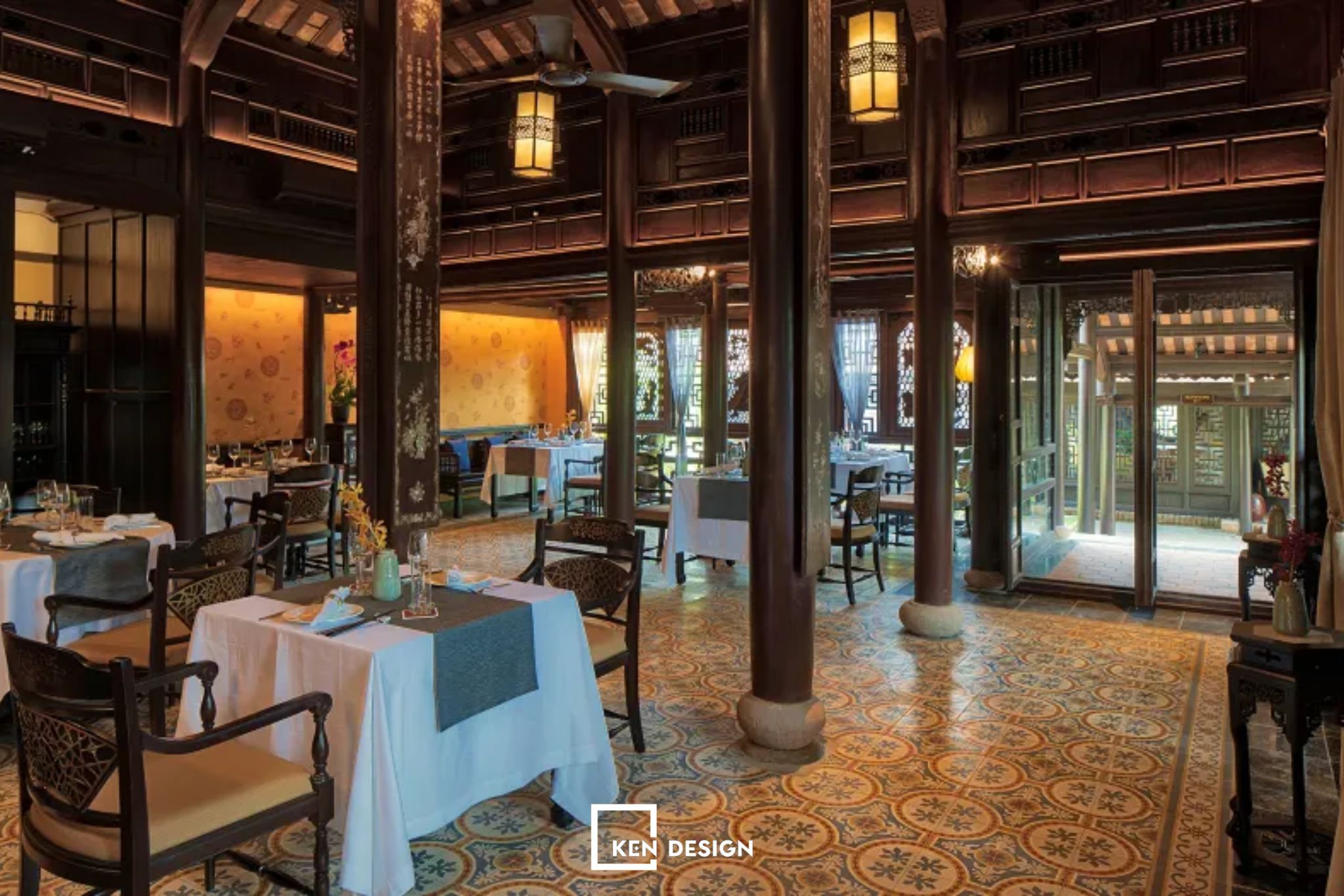 5. Mẫu thiết kế nhà hàng Kim Long – Thừa Thiên Huế