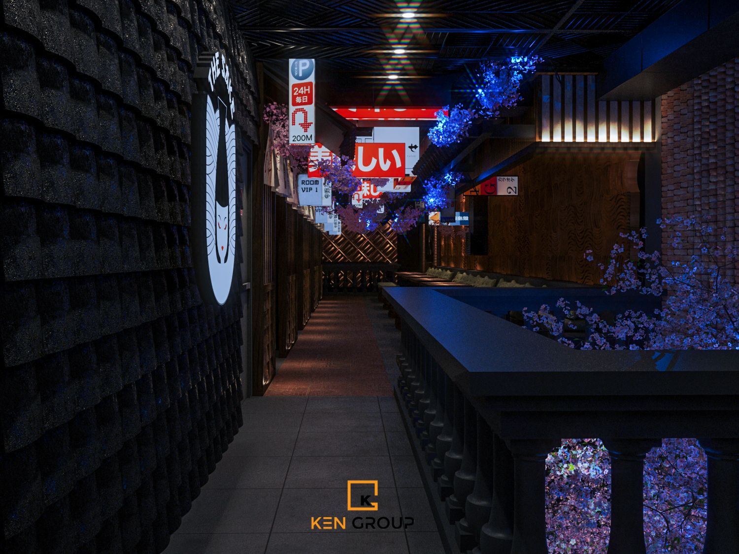 Trang trí nhà hàng The Sake