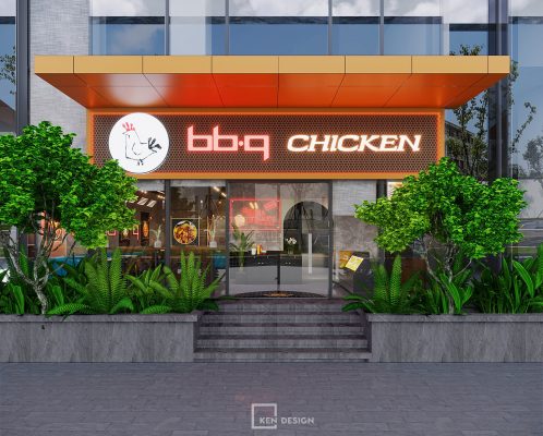 Thiết kế nhà hàng BBQ Chicken Ngoại Giao Đoàn