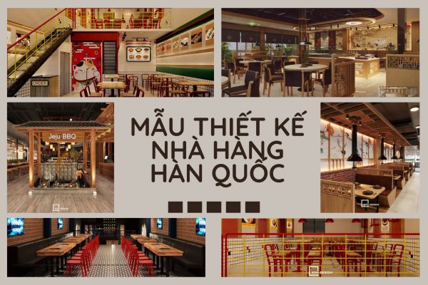 Mẫu thiết kế nhà hàng Hàn Quốc