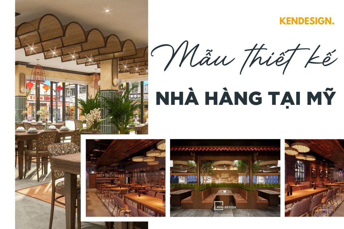 thiết kế nhà hàng tại Mỹ