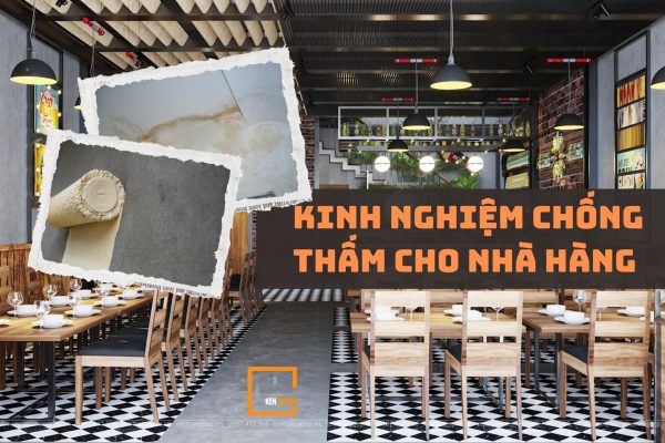 Kinh nghiệm chống thấm cho nhà hàng