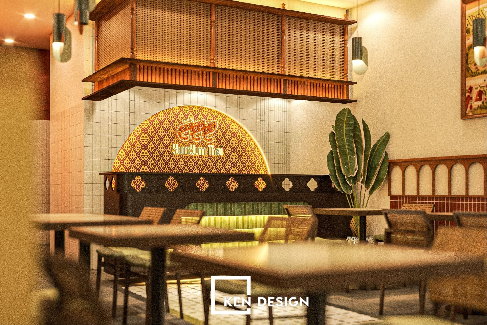Yum Yum Thai Restaurant Design 12