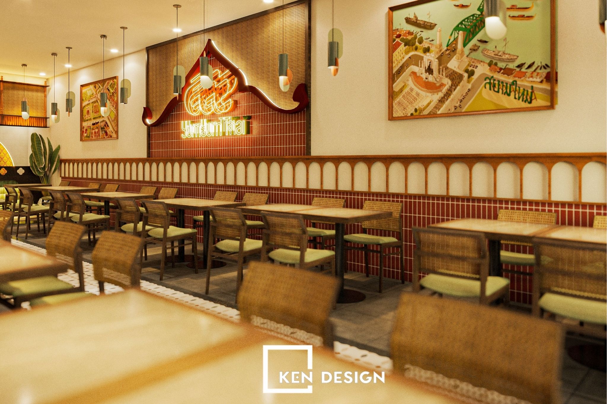 Yum Yum Thai Restaurant Design 14