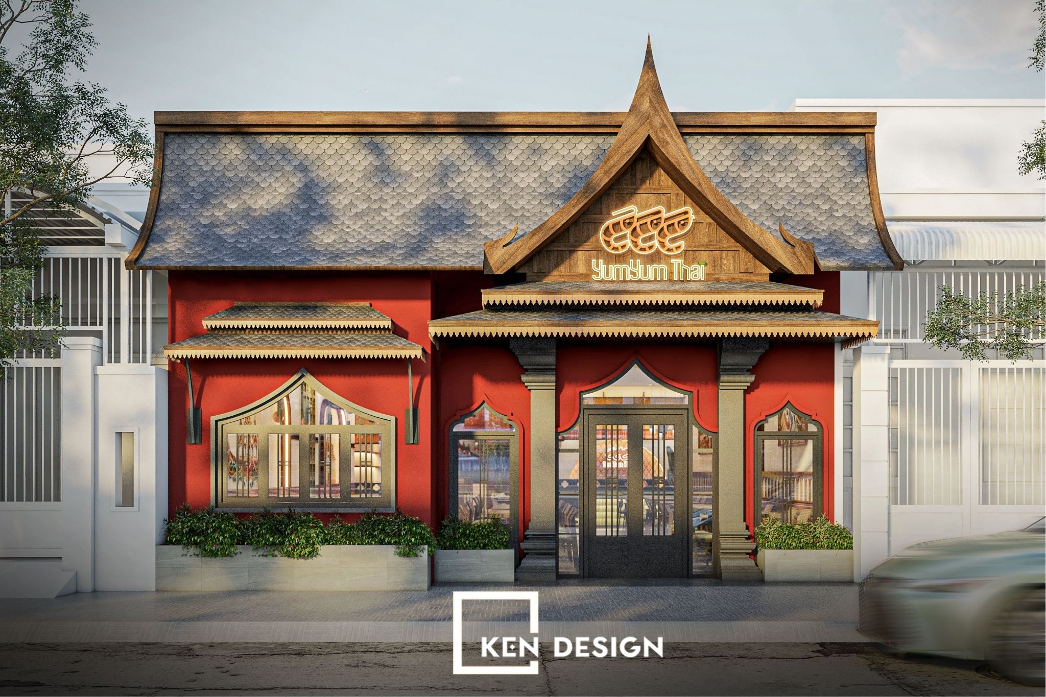 Yum Yum Thai Restaurant Design 7