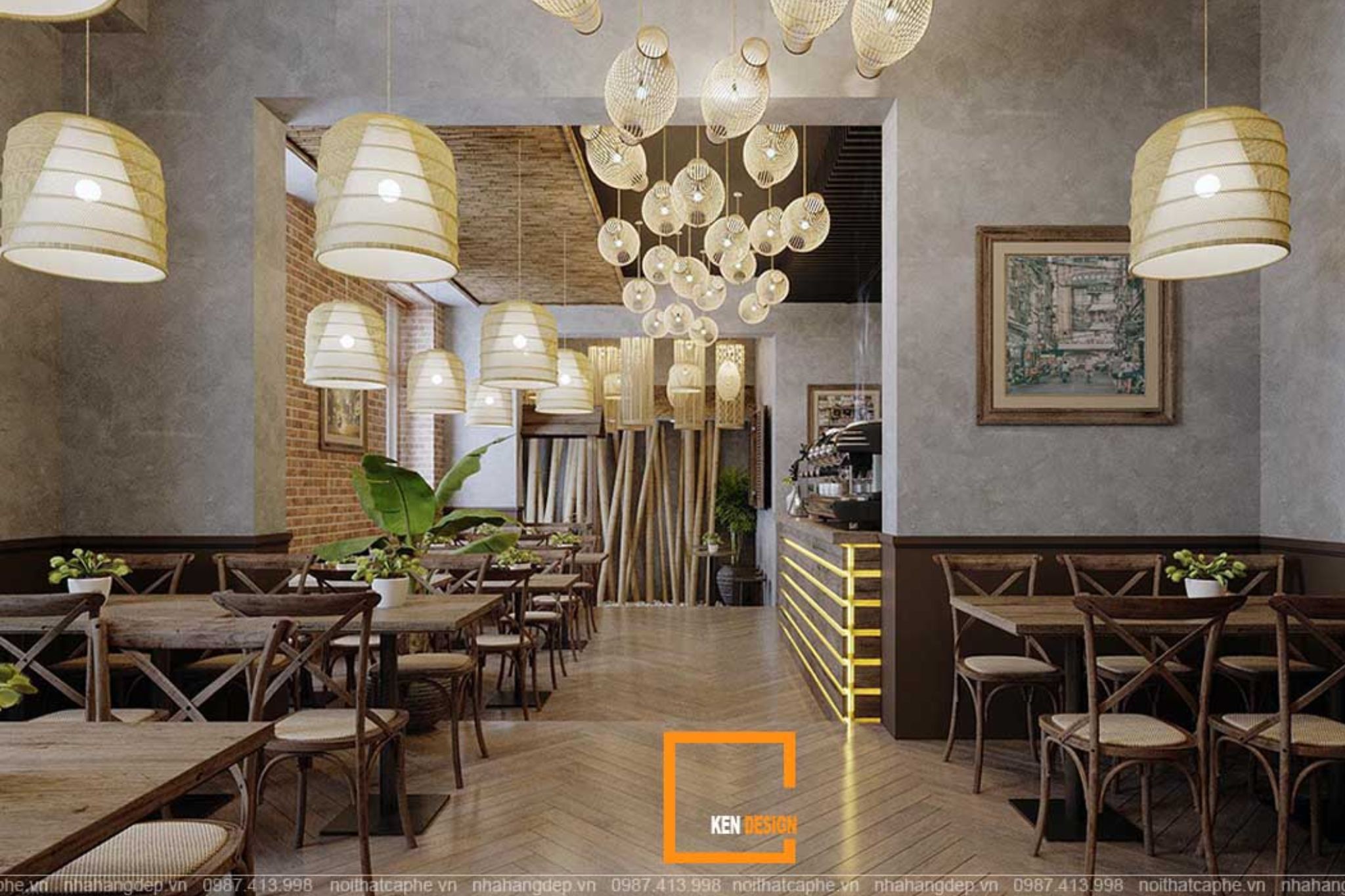 Thiet Ke Nha Hang Quan Cafe Tai Ba Lan 8