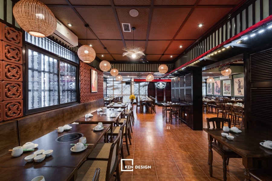 Thi công nhà hàng Phương Nam Yên Lãng