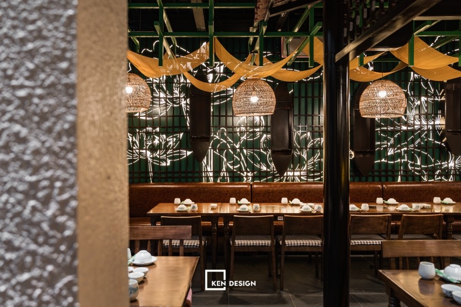 Thi công nhà hàng Phương Nam Yên Lãng