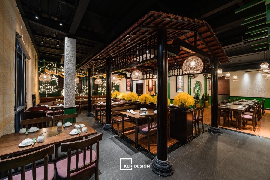 Thi công nhà hàng Phương Nam Yên Lãng